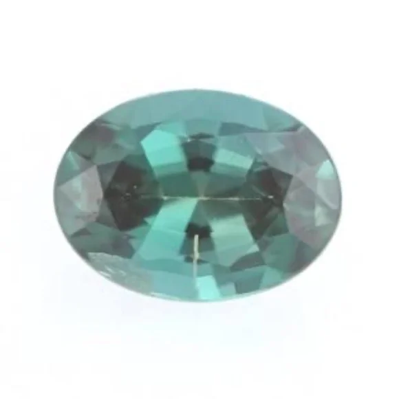 Oore 14k Solid Rose Gold Oval Alexandrite Round Moonstone Ring - Picture 8 of 8